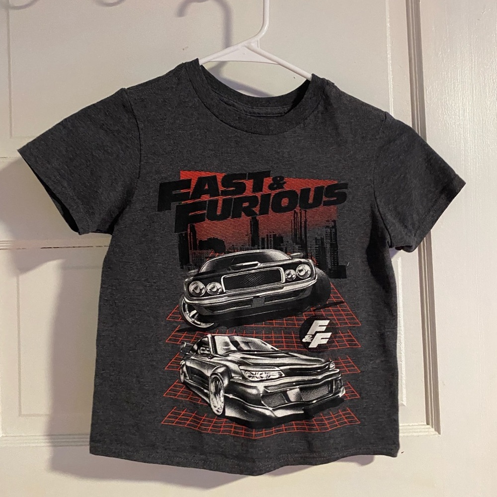 City Studios Black and Red Fast & Furious Baby Tee